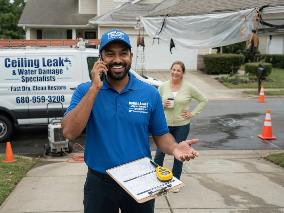 Ceiling Leak Cleanup Manchester, OH FAQs